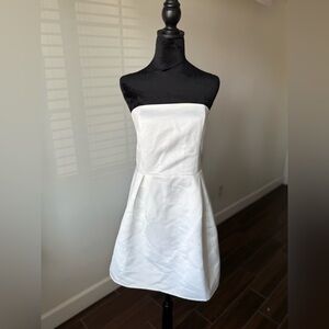 Princess Polly White Strapless Dress